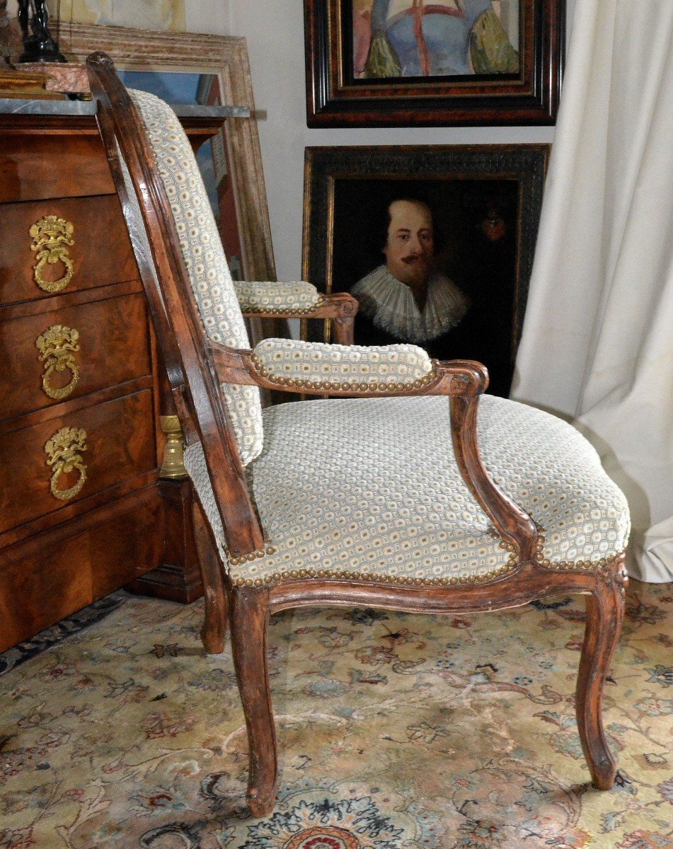 Queen's Armchair. Louis XV Period-photo-2