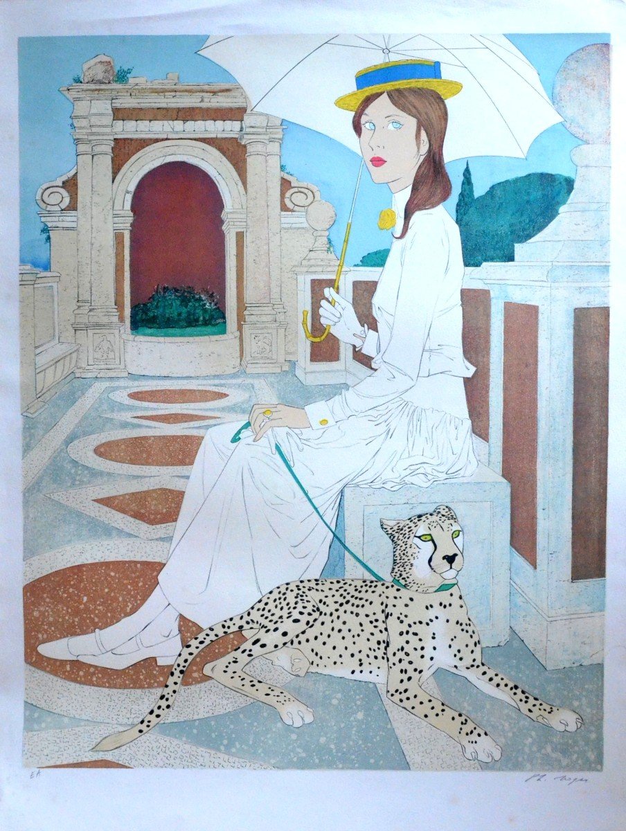 La jeune fille et le guépard.-photo-2