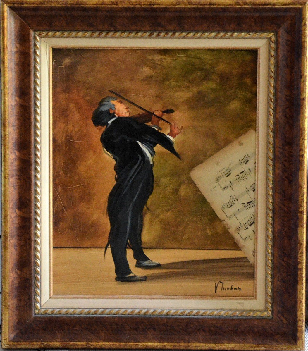 "Le violoniste" Victor Turban (1936 - ?)