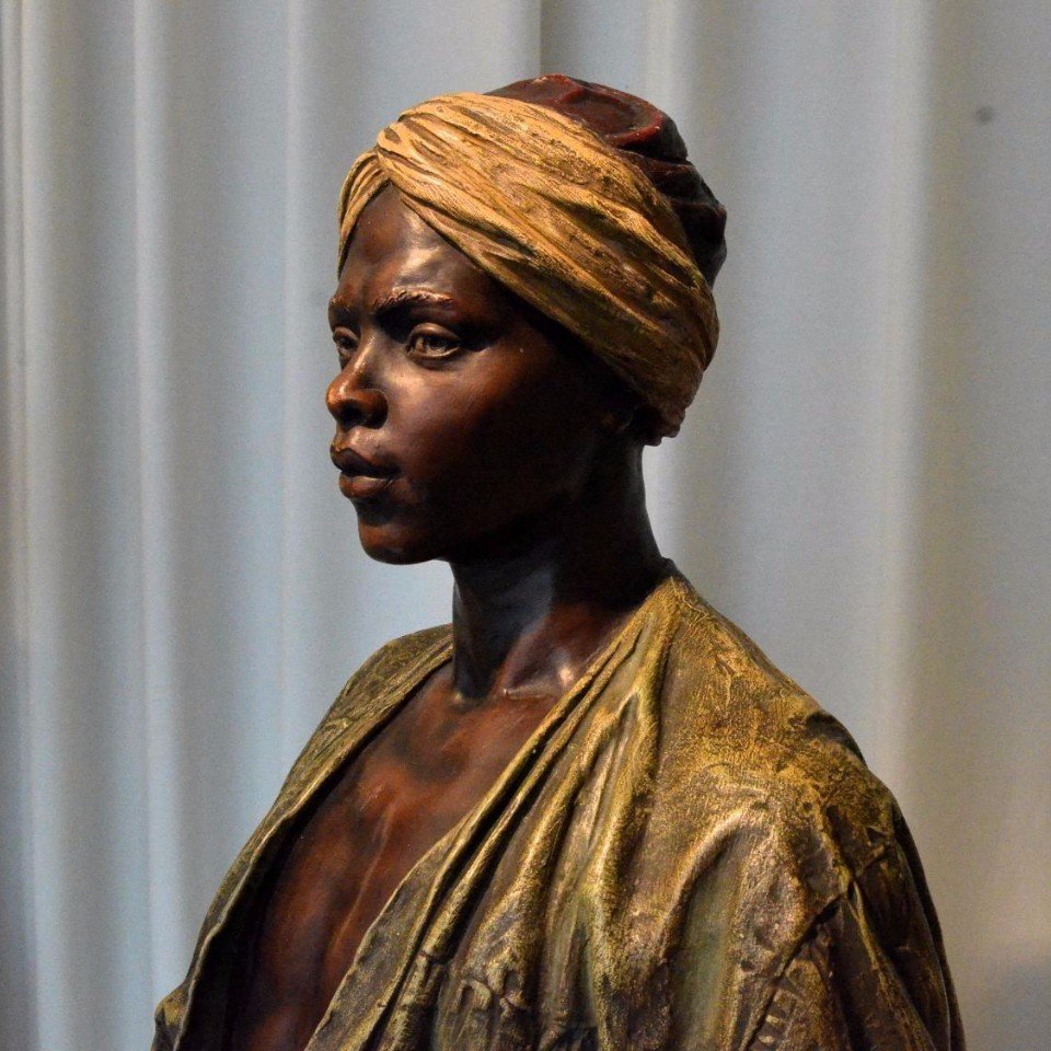 Proantic: Bust Of A Young Moor (detail).