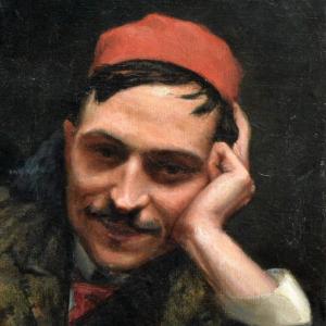 Portrait Of A Man In A Chechia (detail).