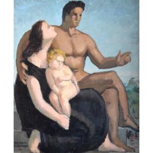 “family Portrait” Yves Becmeur (1921 – 2009)