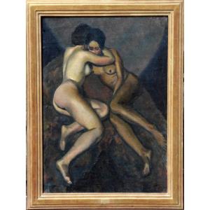 « Les deux amies (1925)» Jean DREYFUS-STERN (1890-1969)