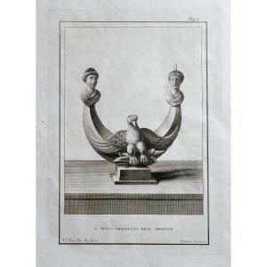 "roman Cup". 18th Century Engraving.