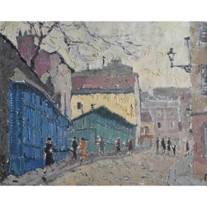 « Butte Montmartre en 1947 » Germaine Chardon (1891 – 1980)