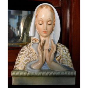 « Madone » par Guido Cacciapuoti (Naples 1892 – Milan 1953) 
