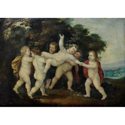 “the Dance Of The Putti” First Half Of The 17th Century.