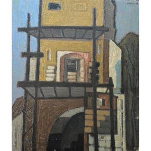 "scaffolding" Aart Rietbroeck (1929 - 1985)