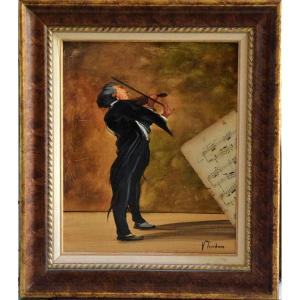 "Le violoniste" Victor Turban (1936 - ?)