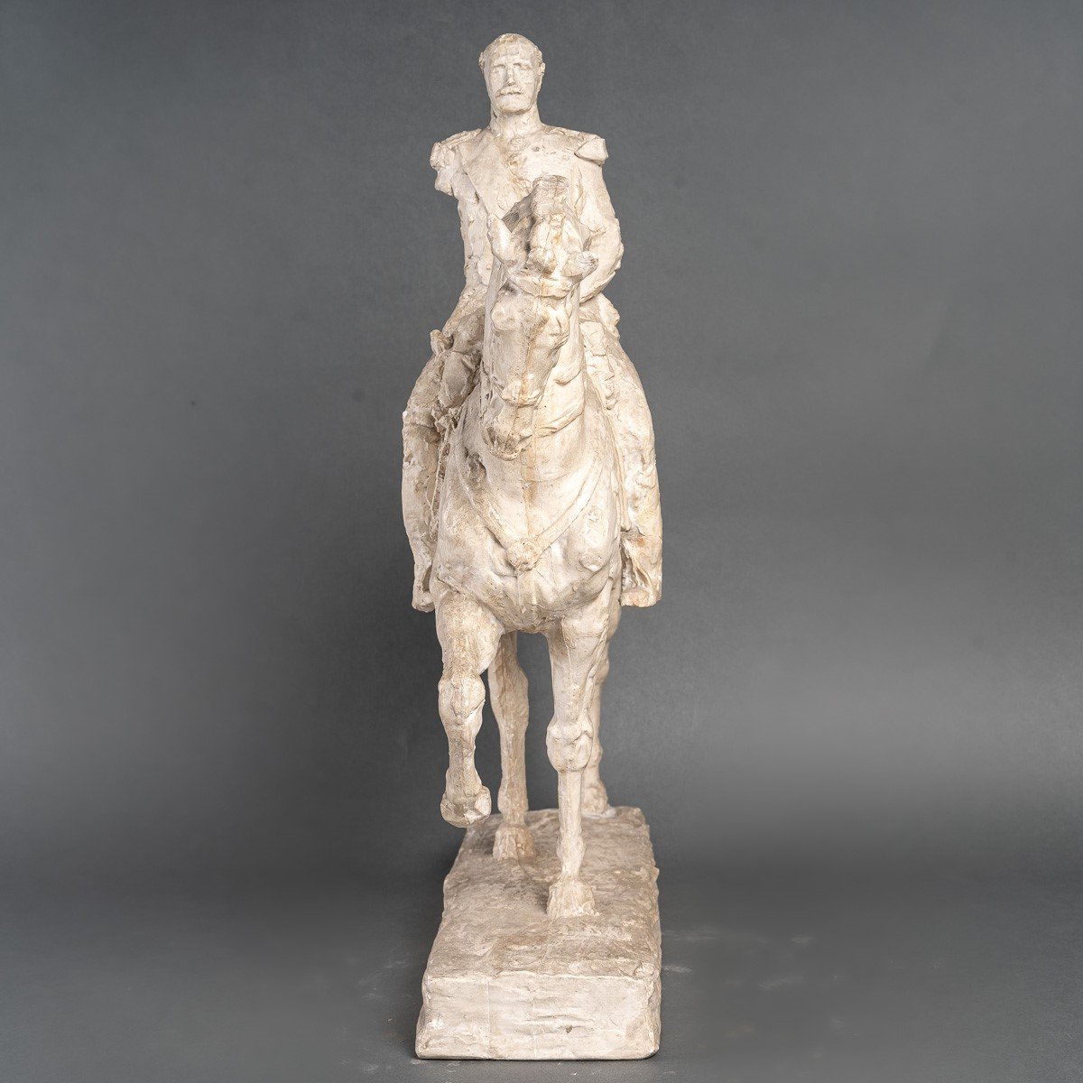Esquisse En Plâtre Du Monument Au Maréchal Foch Par Robert Wlerick-photo-4