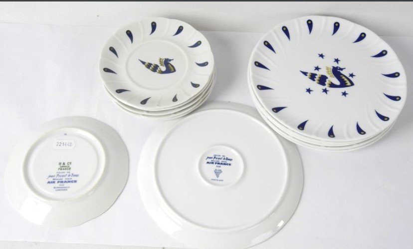 Twelve Plates After Jean Picart Le Doux For Air France-photo-1