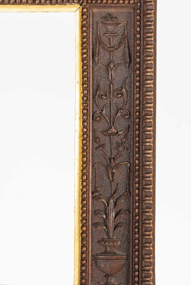 19th Century Carved Wooden Frame-photo-1
