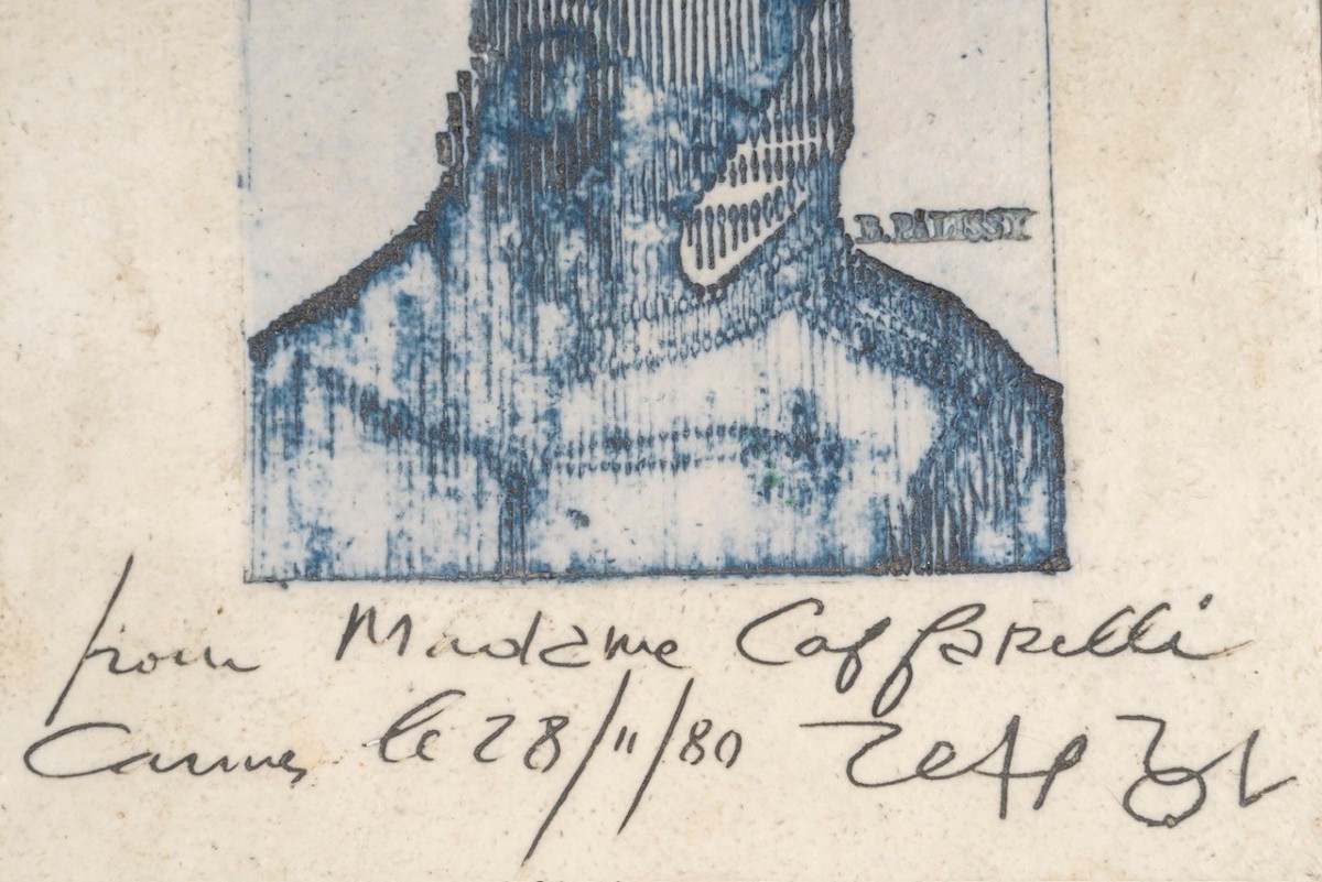 Plaque hommage à Robert Palissy par Roger Capron-photo-4