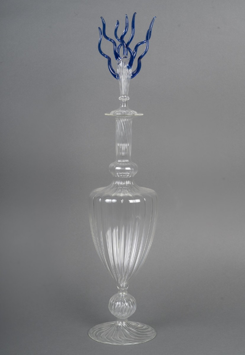 Important Murano Glass Carafe By Martinetti-photo-4