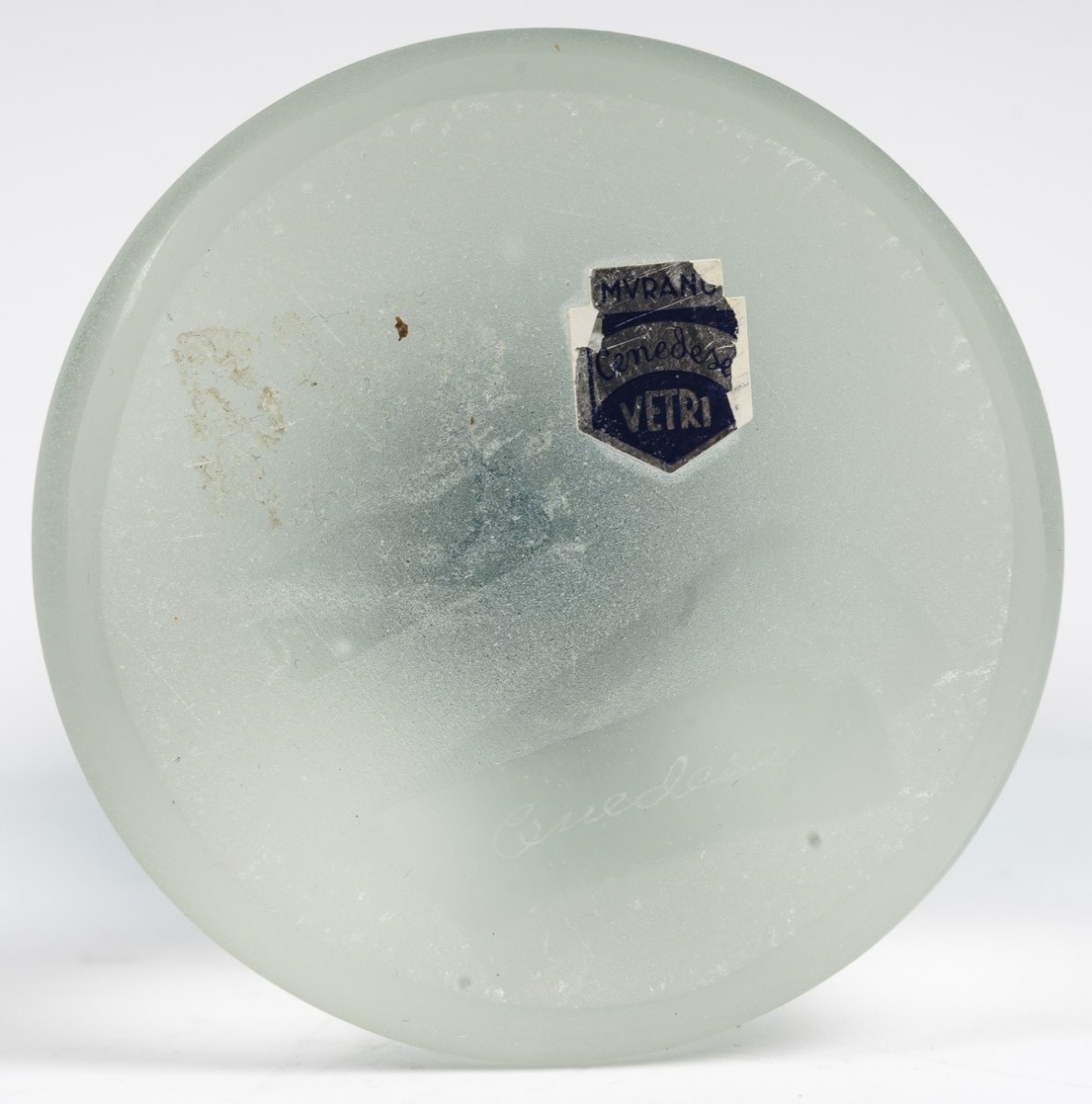 Scavo Sommerso Vase By Cenedese In Murano-photo-3