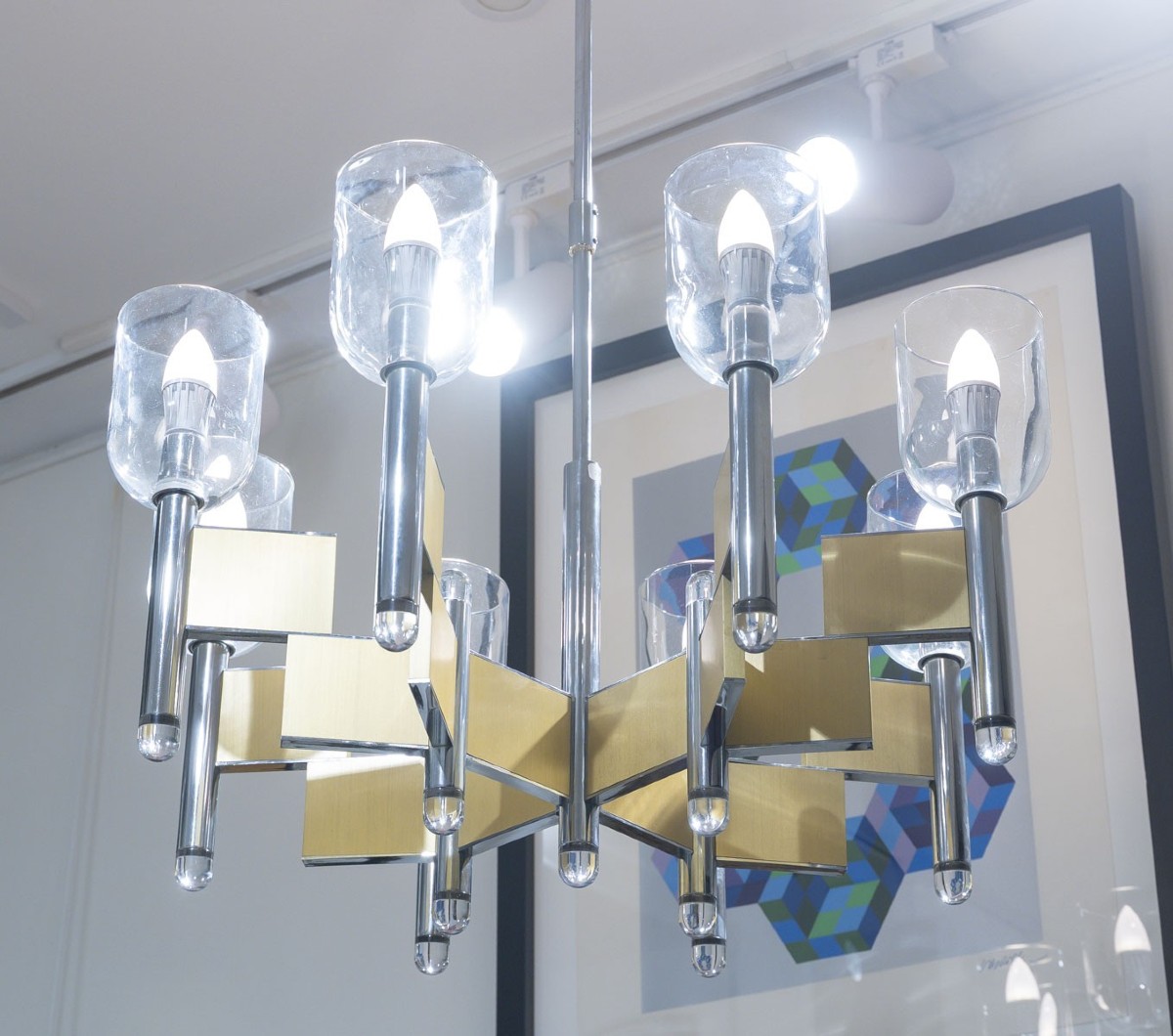 Suspension By Gaetano Sciolari, 1970s-photo-4