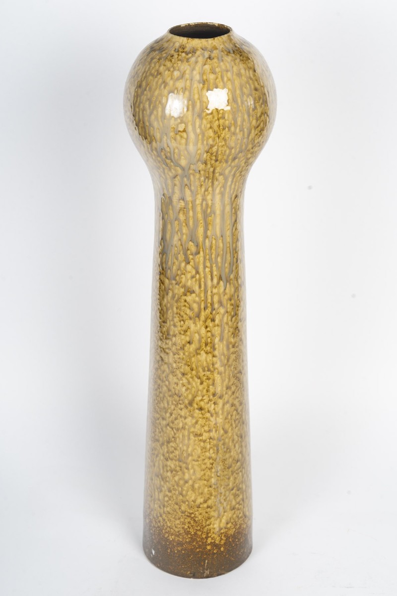 Grand vase en céramique, Suède années 1960-photo-2