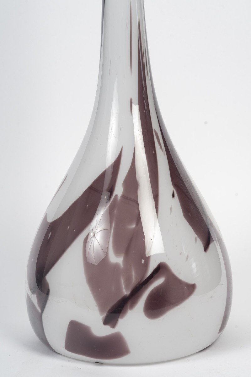 Very Large Murano Glass Soliflore Vase-photo-2