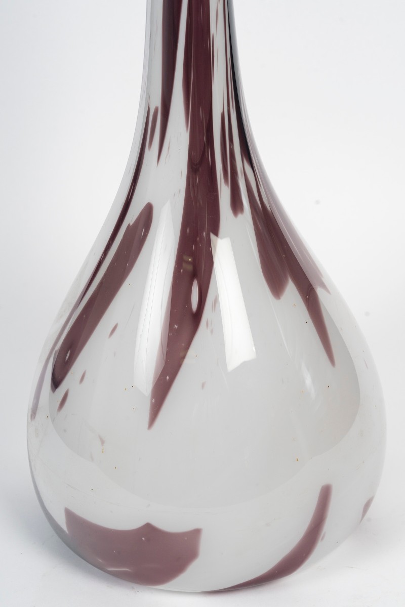 Very Large Murano Glass Soliflore Vase-photo-4
