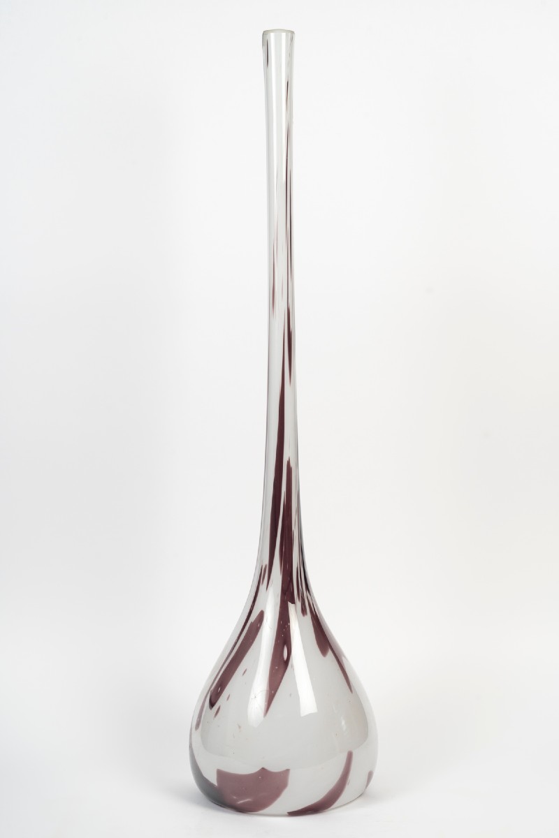 Very Large Murano Glass Soliflore Vase-photo-1