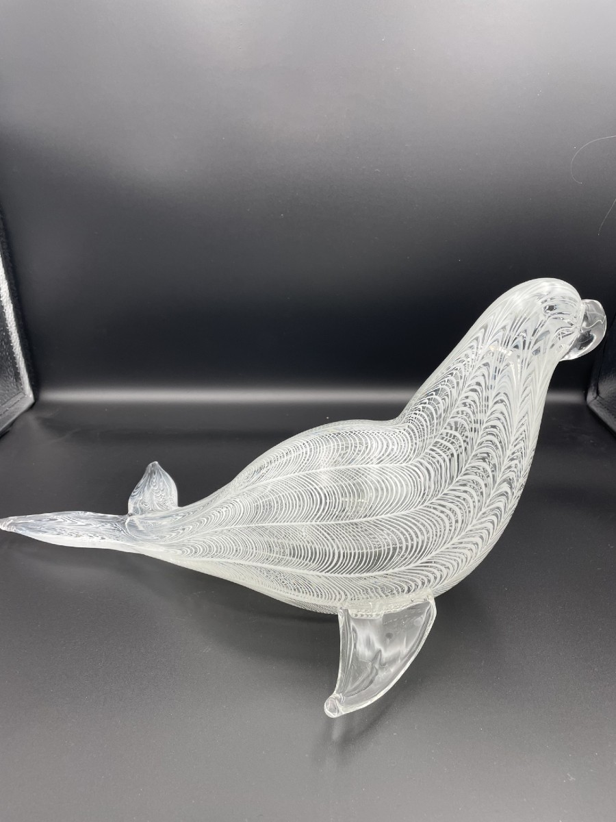 Zoomorphic Sculpture In Murano Glass By Licio Zanetti