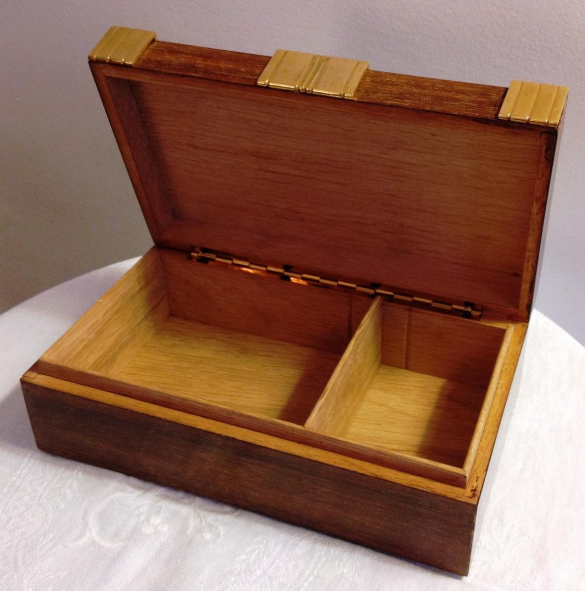 Art Deco Period Boin Taburet Cigar Box Signed-photo-4