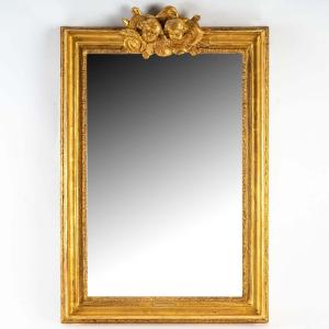 Pastel Frame In Carved Golden Wood, Louis XV Period