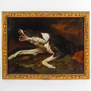 Suiveur De Snyders, "chien De Chasse", époque Seconde Moitié Du XVIIIe Siècle