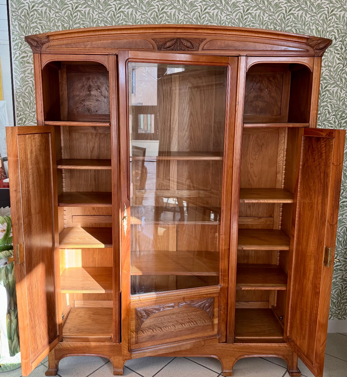 Bibliothèque Vitrine Art Nouveau-photo-1