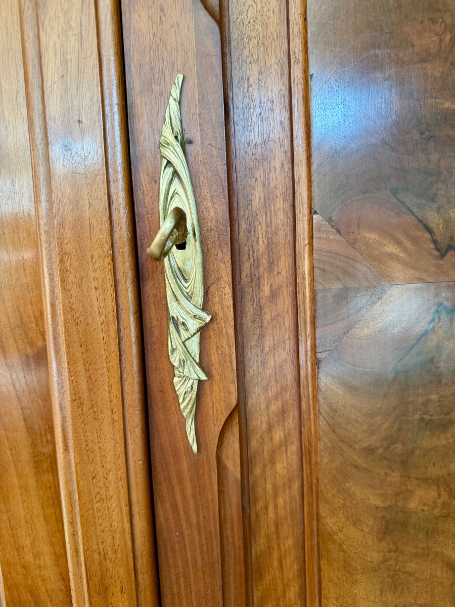 Bibliothèque Vitrine Art Nouveau-photo-3