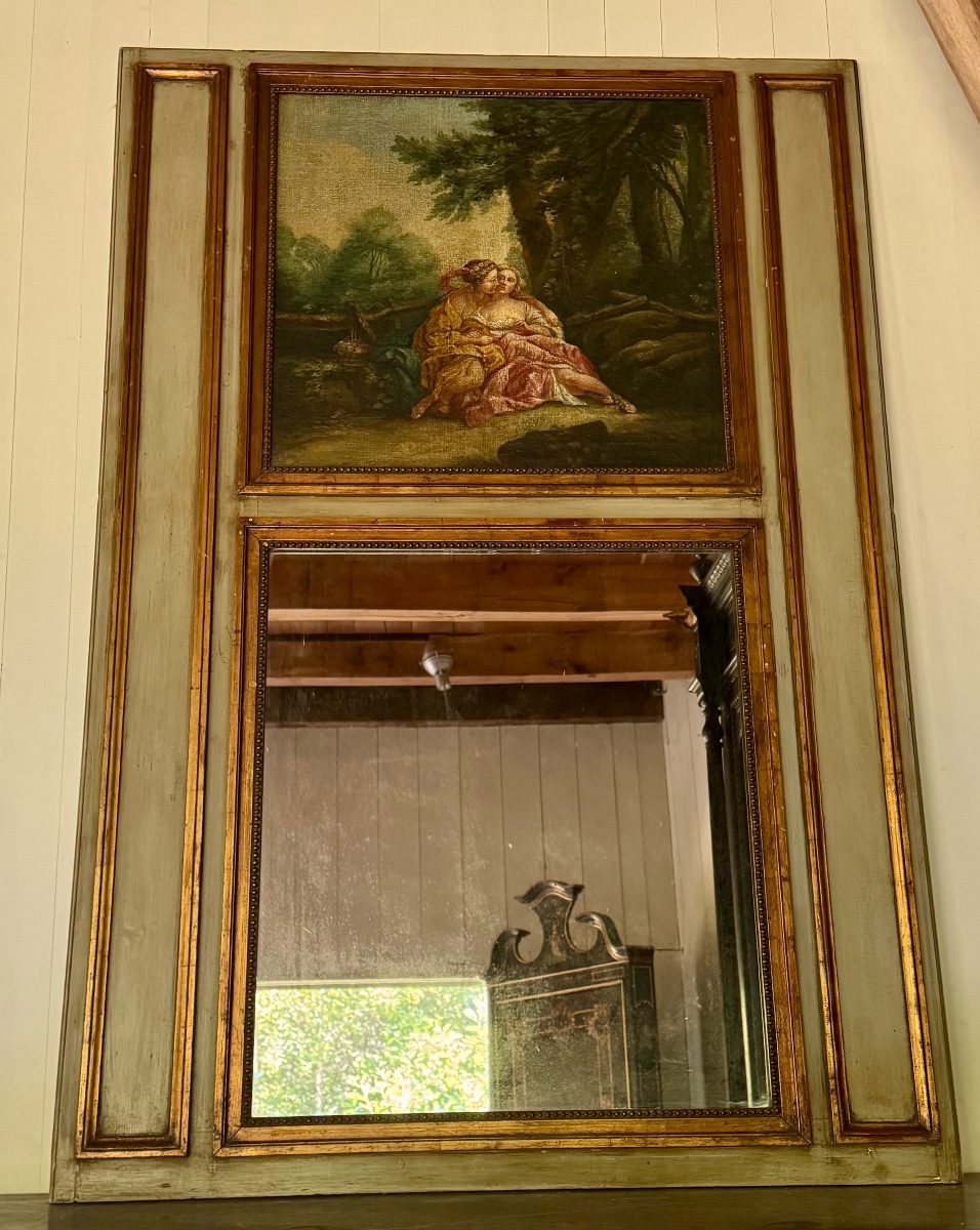 Grand Trumeau Style Louis XVI -photo-2