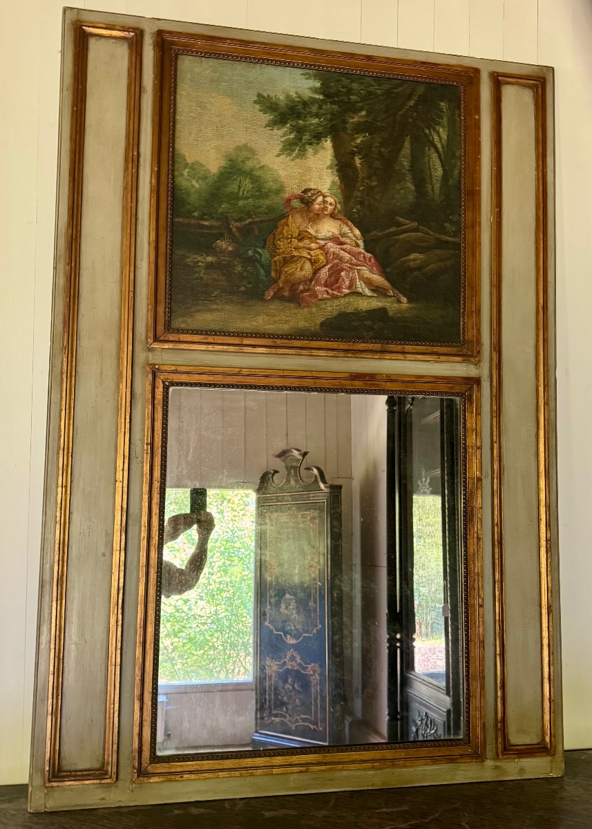 Grand Trumeau Style Louis XVI -photo-4