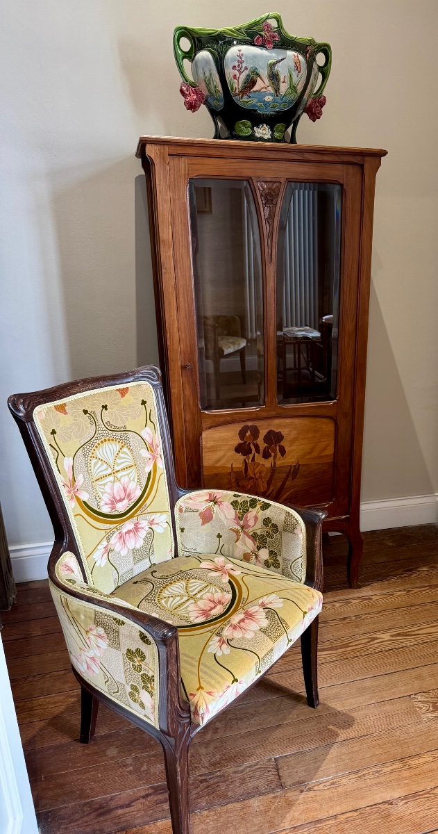 Vitrine Art Nouveau signée Guth-photo-3