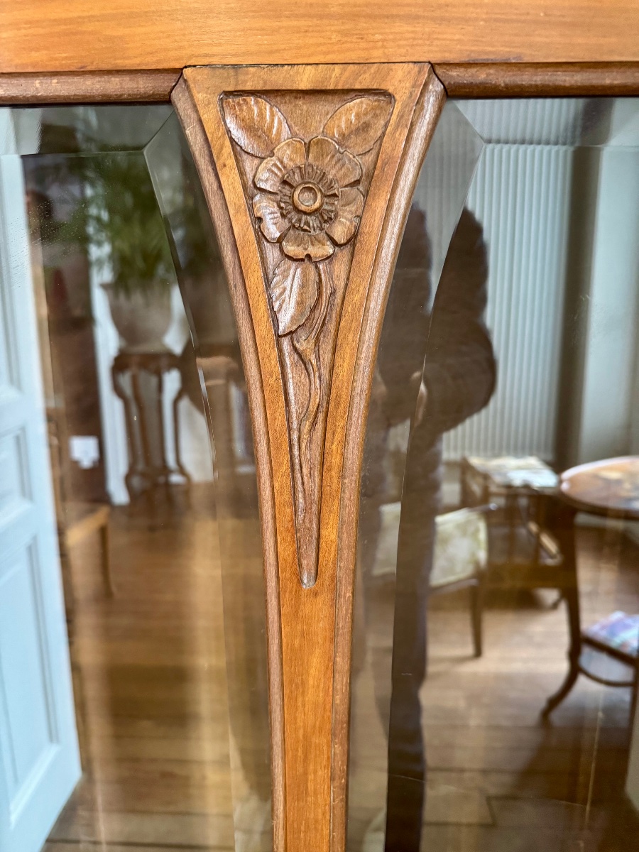 Vitrine Art Nouveau signée Guth-photo-1