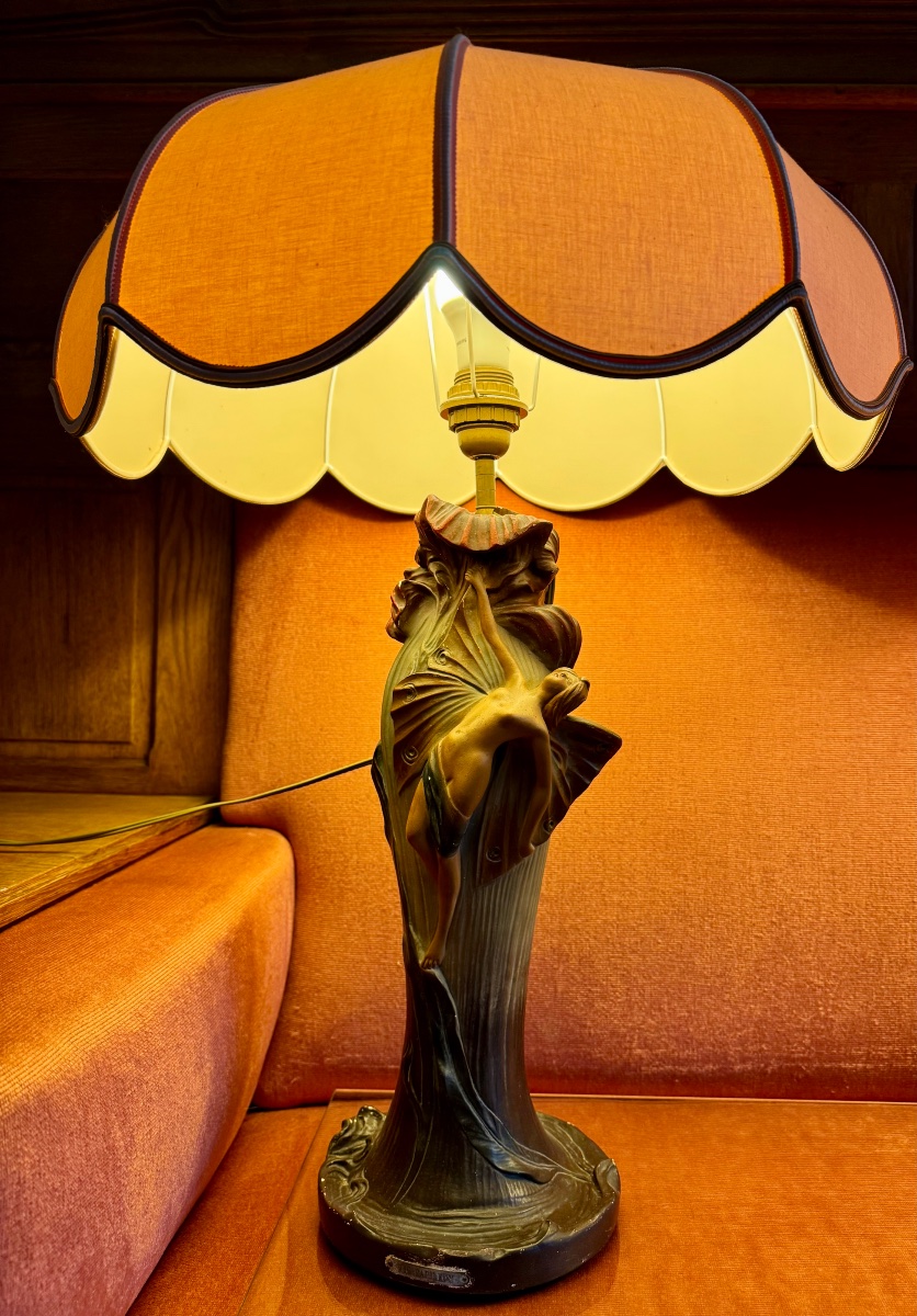 Paire de Lampes Art Nouveau -photo-1