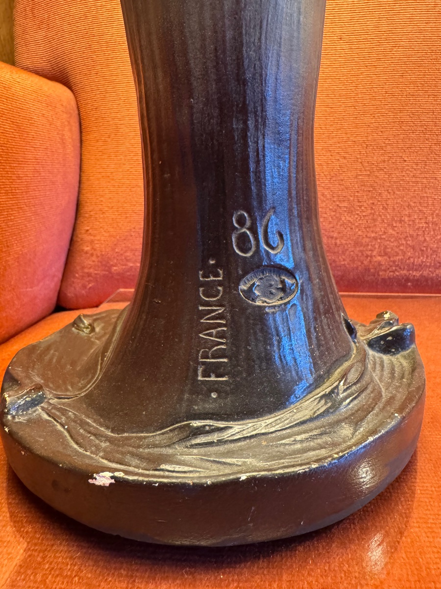 Paire de Lampes Art Nouveau -photo-6