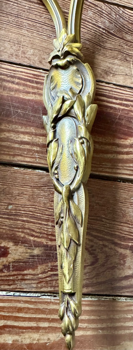 Pair Of Art Nouveau Wall Sconces -photo-4