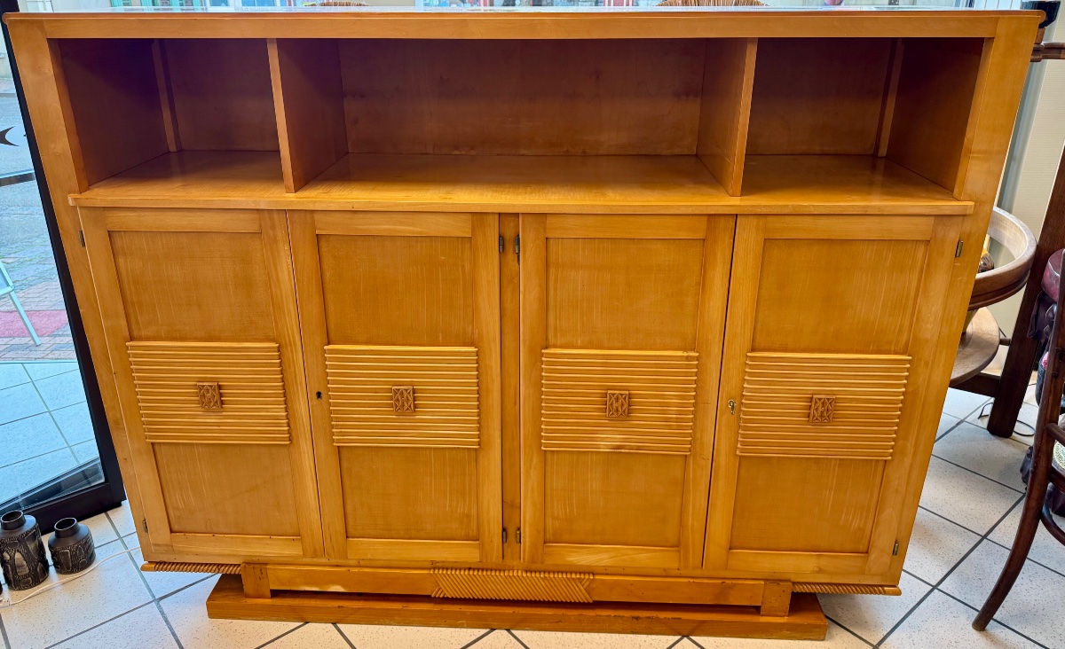 Art Deco Living Room Sideboard And Bookcase