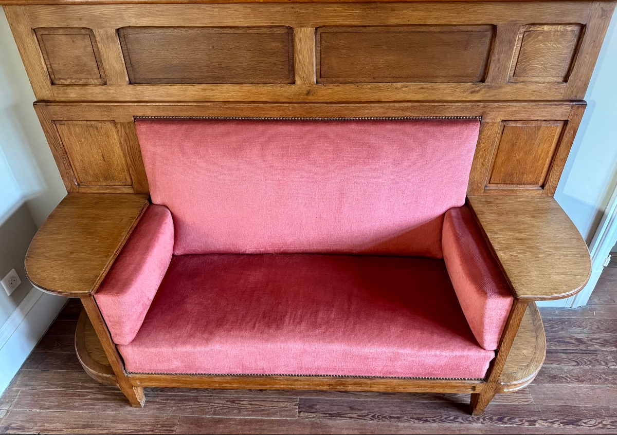 1930s Oak Bench-photo-1
