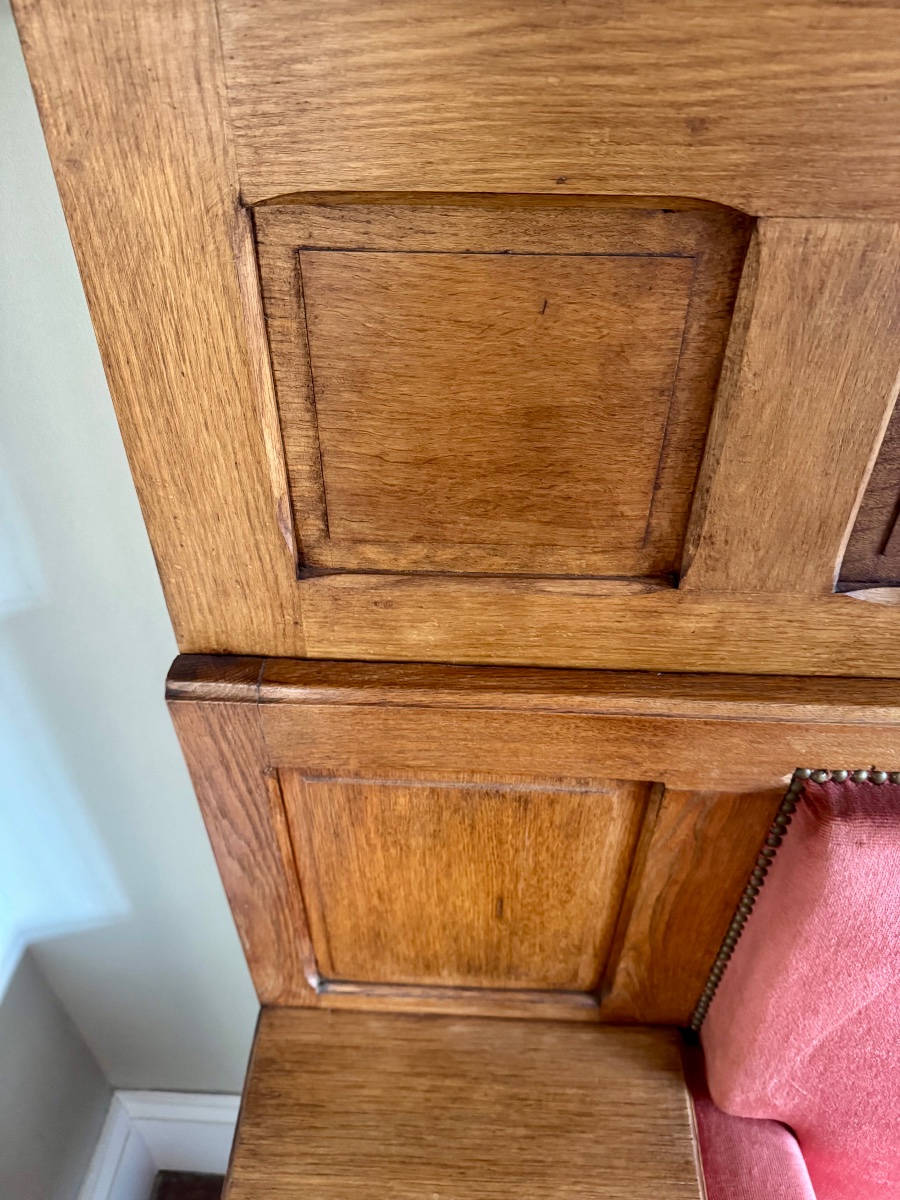1930s Oak Bench-photo-7