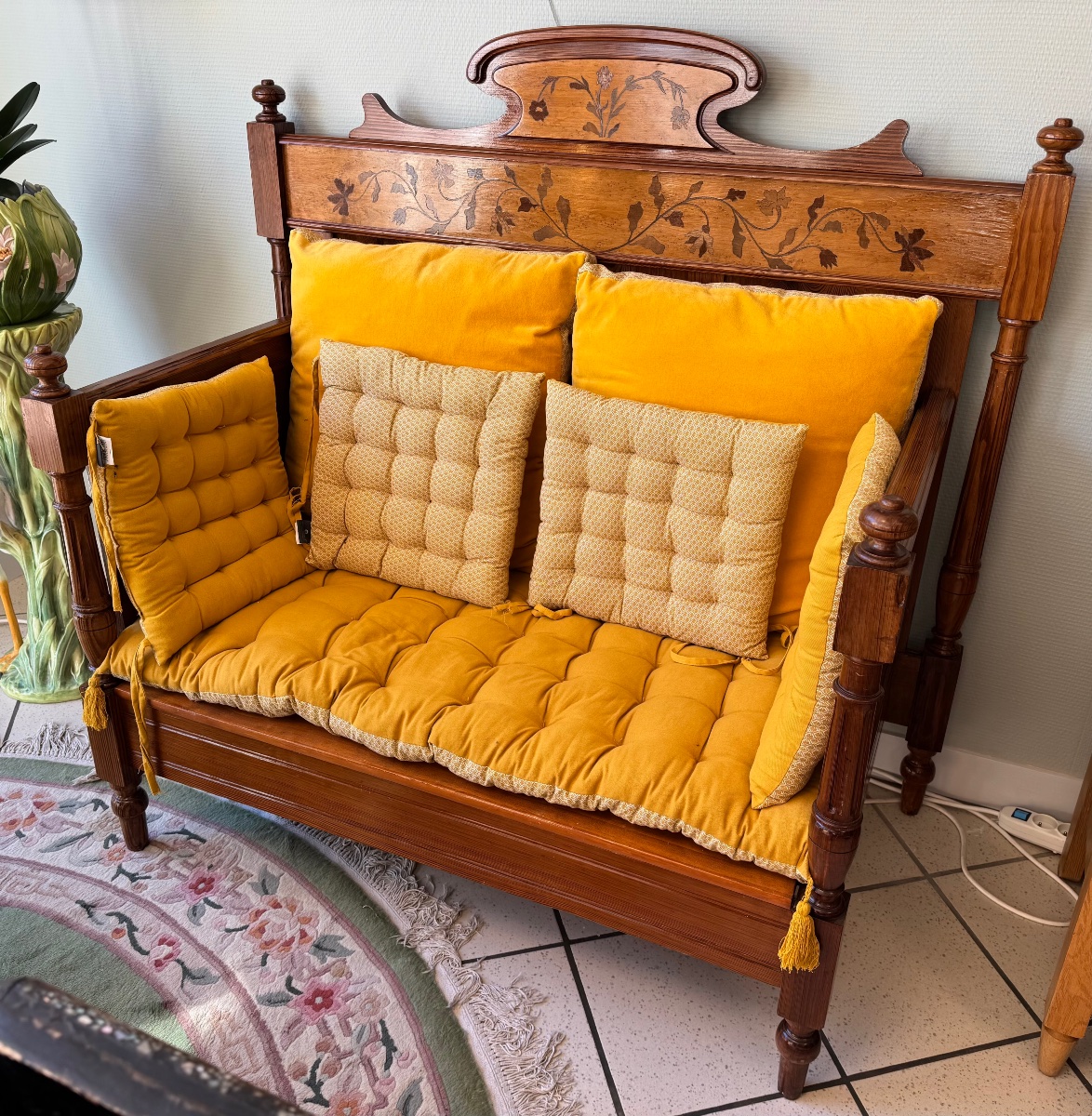 Art Nouveau Bench/sofa -photo-2