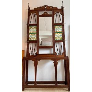 Art Nouveau Coat Rack