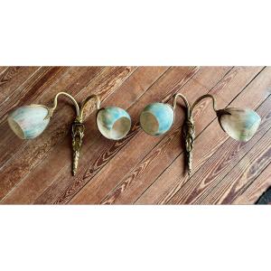 Pair Of Art Nouveau Wall Sconces