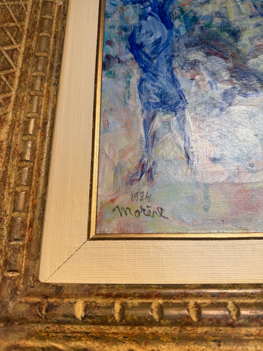 La Cueillette, Oil On Canvas - Morère, 1934-photo-3