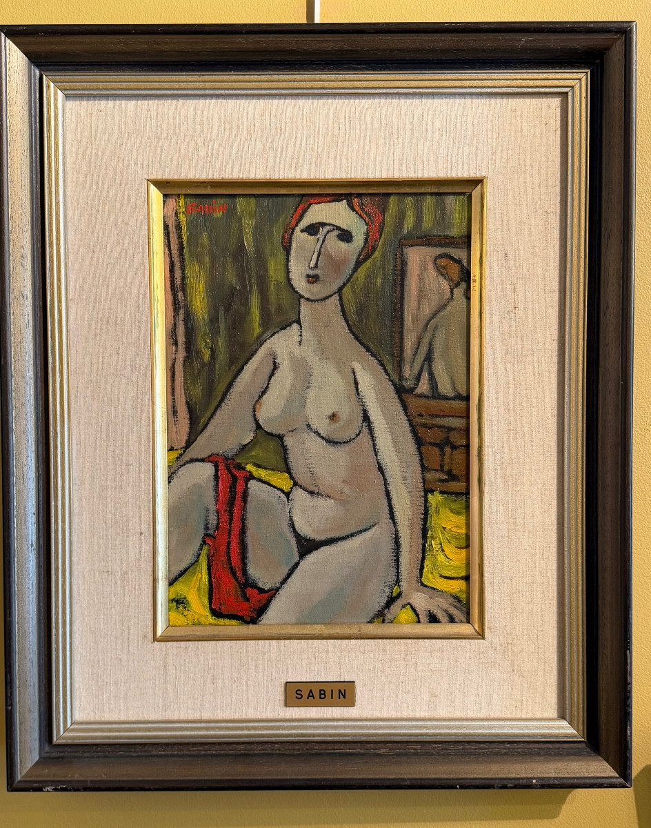 Sabin, Nu féminin assis, XXe siècle 