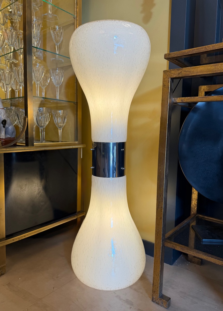 Lampadaire en verre de Murano, Carlo Nason — Italie, années 1970