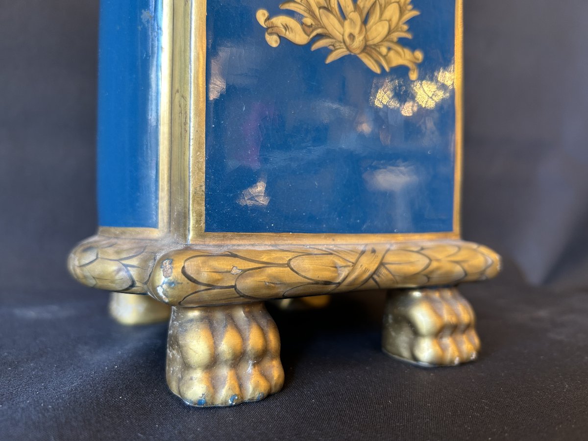 Paire de vases, décor Empire, manufacture Jaget & Pinon — XXe siècle-photo-4