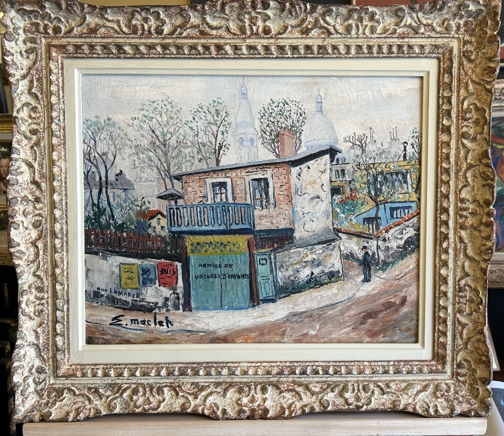 Elisée Maclet (1881–1962), Lamarck Street In Montmartre, Oil On Canvas