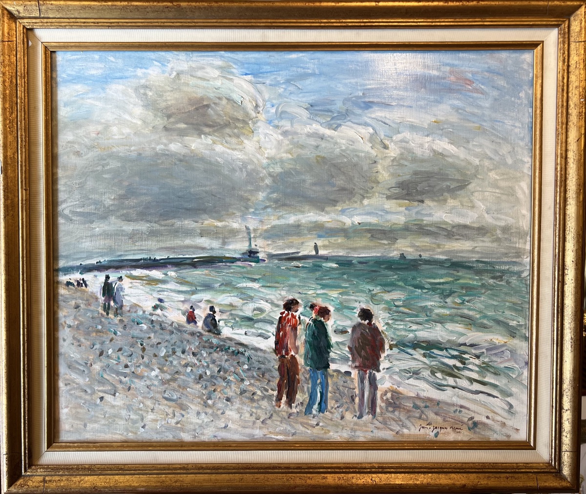 Jean-jacques René (born In 1943), Figures By The Sea