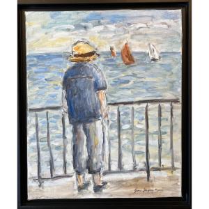 Jean-jacques René (born In 1943), Woman By The Sea